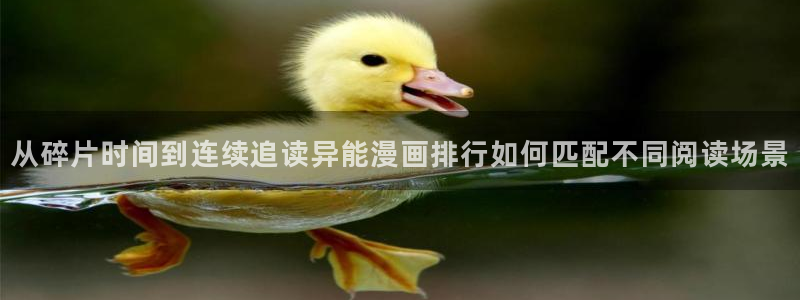 漫画岛漫画分类大全：从碎片时间到连续追读异能漫画排行如何匹配不同阅读场景